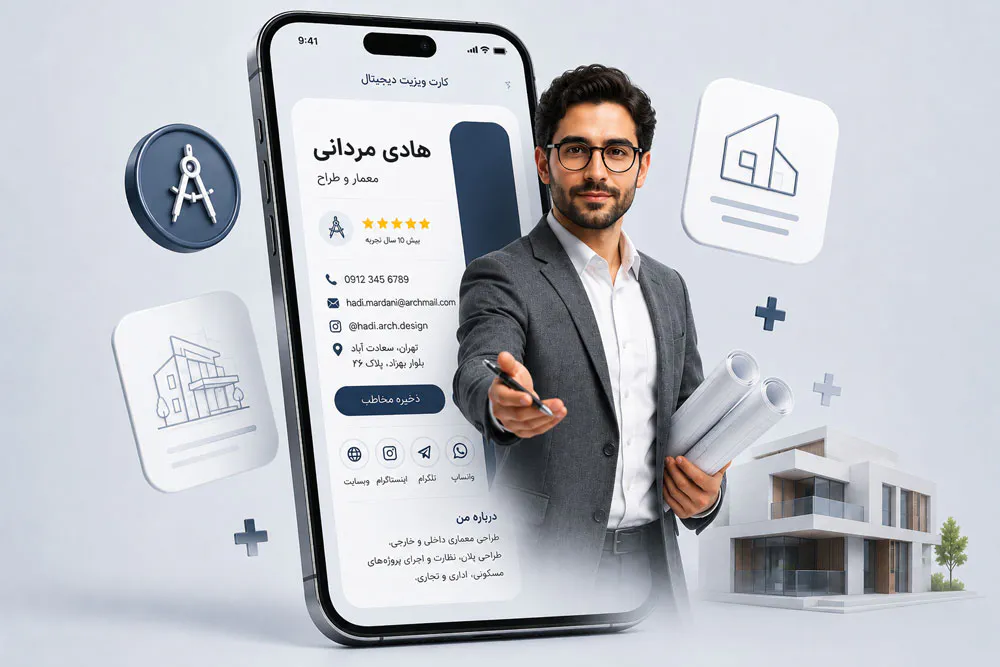 پیش‌نمایش قالب قالب معمار
